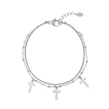 Charm Bracelets Cross Casual Daily Simple Series Women's jewelry
