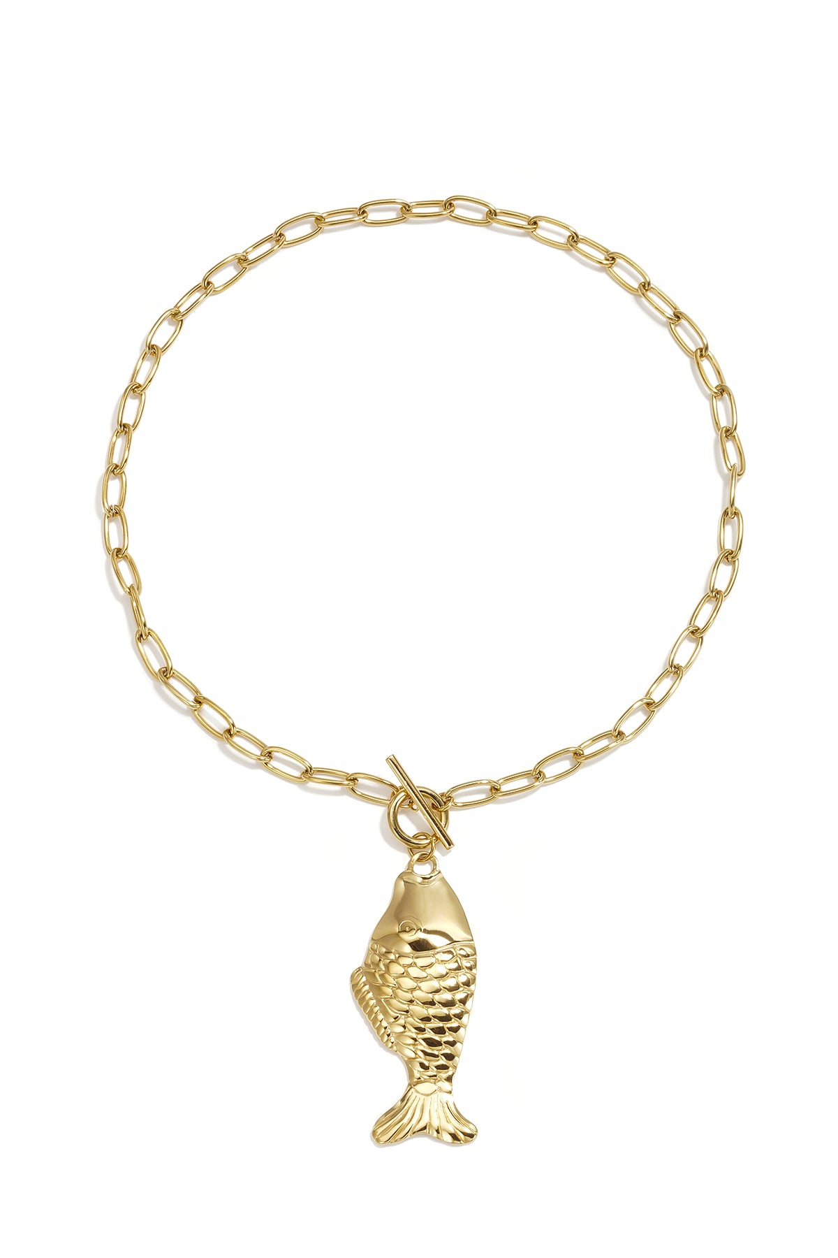 Stainless Steel Pendant necklaces Fish Simple Daily Simple Series Women's jewelry