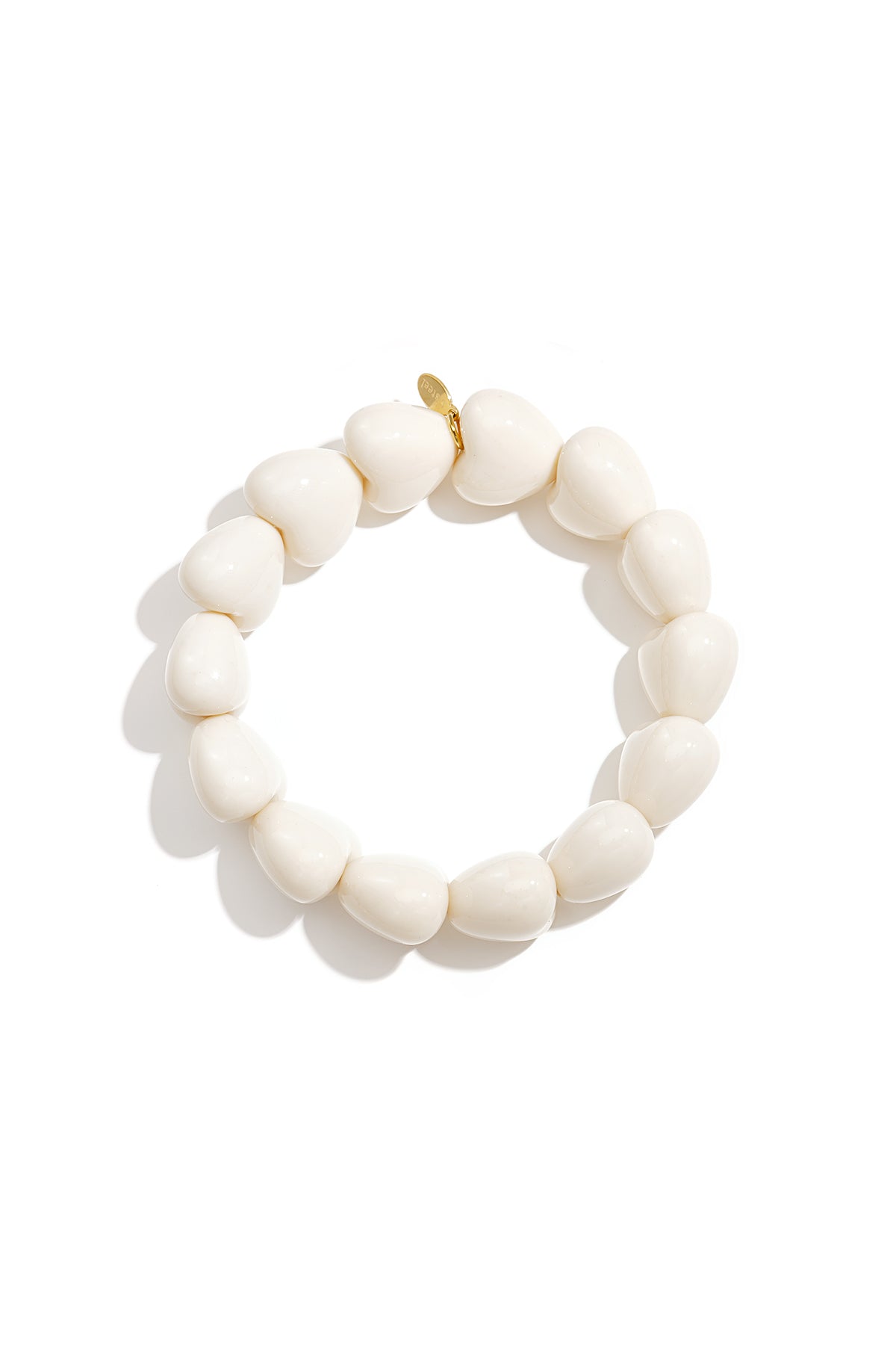 14-Bead Small Heart Bracelet