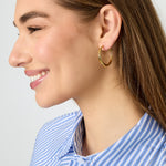 Stainless Steel Hoop Earrings circle Casual Daily Simple Series Women's jewelry