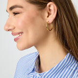 Stainless Steel Hoop Earrings circle Casual Daily Simple Series Women's jewelry