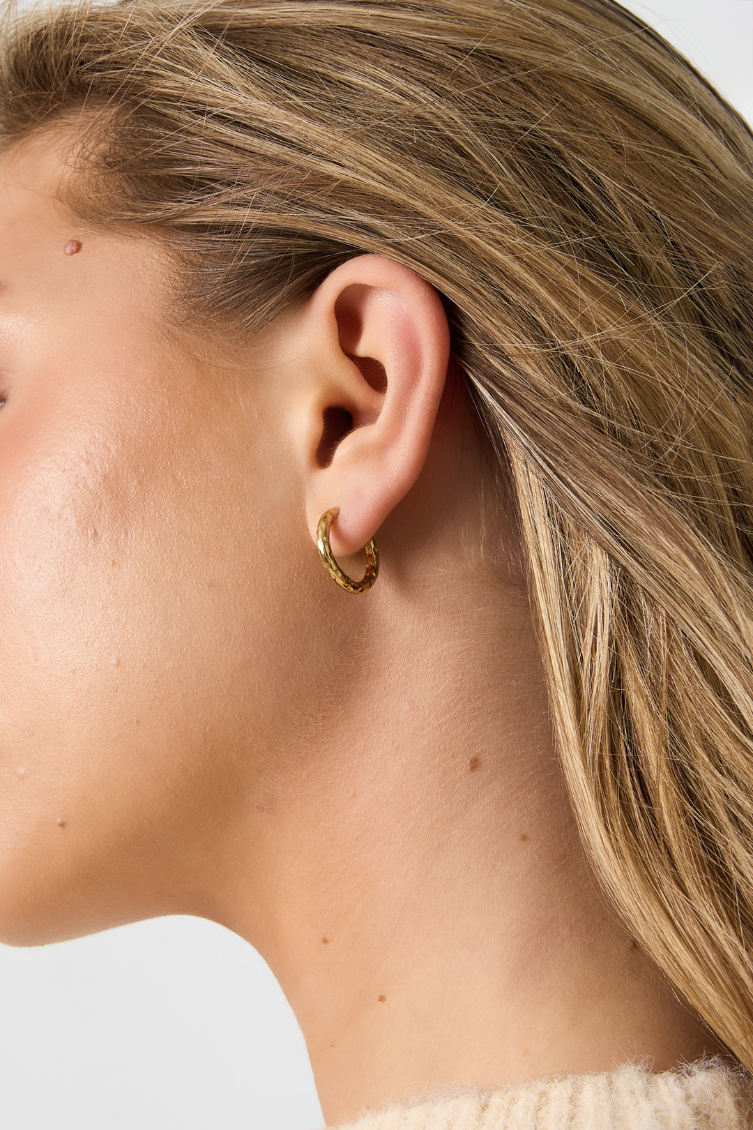 Stainless Steel Earring Sets Circle Simple Simple Series Women's jewelry