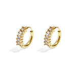 Stainless Steel Hoop Earrings circle Casual Daily Simple Series Women's jewelry