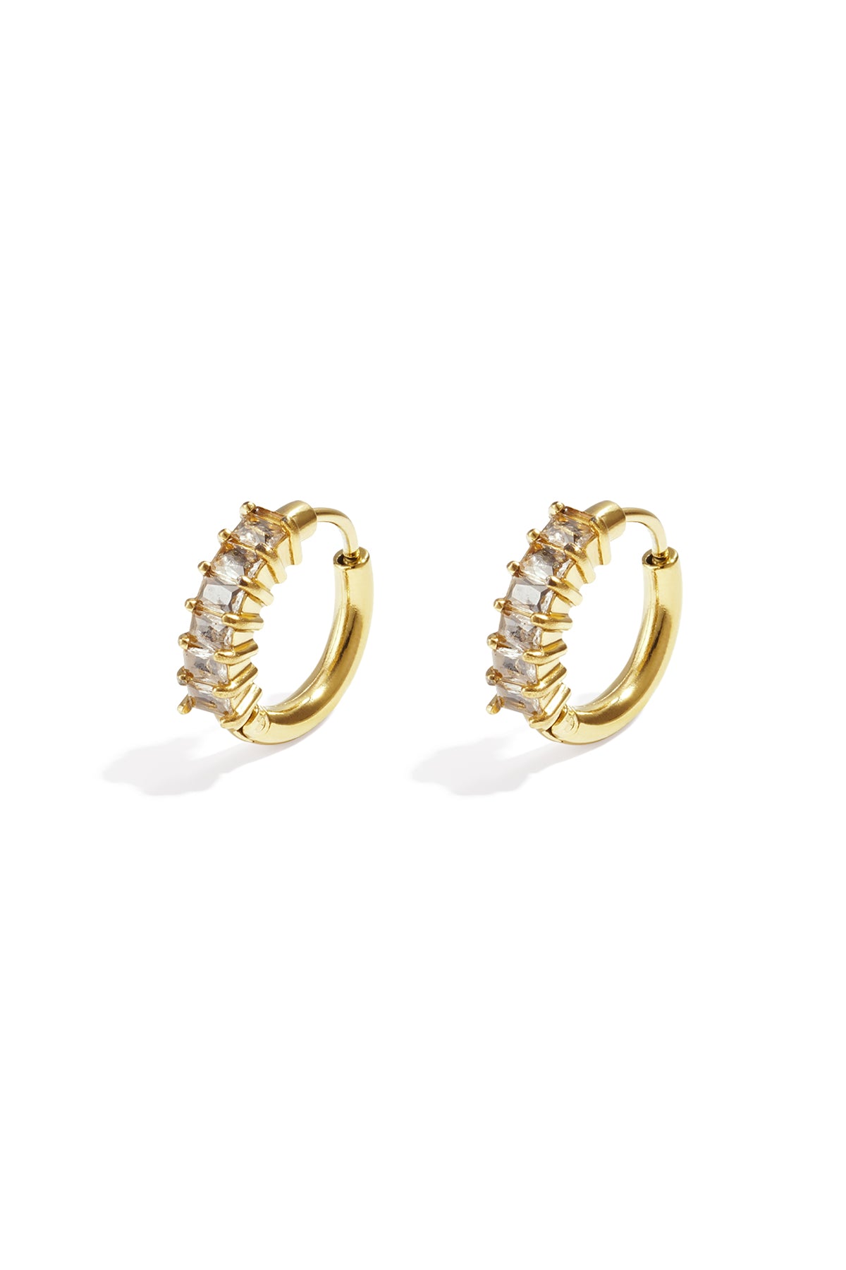Stainless Steel Hoop Earrings circle Casual Daily Simple Series Women's jewelry