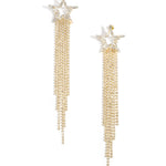Copper Dangle Earrings Star Elegant Christmas Luxurious Series Women's jewelry