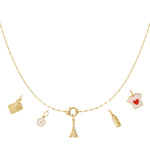 Eiffel Tower DIY necklace
