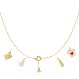Eiffel Tower DIY necklace