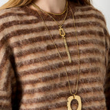 Stainless Steel Long Necklaces Geometric Shape Simple Daily Simple Series Women's jewelry