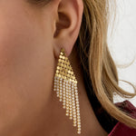 Copper Dangle Earrings Geometric Casual Christmas Simple Series Women's jewelry