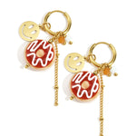 Stainless Steel Drop Earrings food Casual Daily Simple Series Women's jewelry