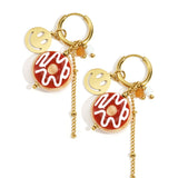 Stainless Steel Drop Earrings food Casual Daily Simple Series Women's jewelry