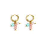 Earrings with hanging beads