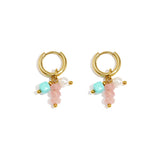 Earrings with hanging beads