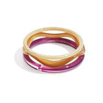 Acrylic Bangles Solid Color Casual Daily Simple Series Women's jewelry