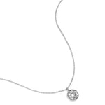 Necklace with donut charm