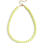 Necklace with medium beads-10mm