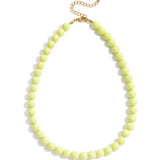Necklace with medium beads-10mm