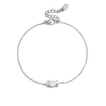 Stainless Steel Charm Bracelets Ellipse Shape Simple Daily Simple Series Women's jewelry