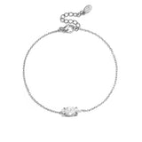 Stainless Steel Charm Bracelets Ellipse Shape Simple Daily Simple Series Women's jewelry