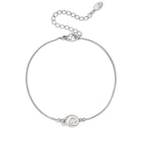 Minimalist bracelet with spiral shell