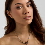 Polyester Beaded Necklaces Flower Casual Daily Simple Series Women's jewelry