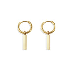 Stainless Steel Drop Earrings rectangle Casual Daily Simple Series Women's jewelry
