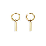Stainless Steel Drop Earrings rectangle Casual Daily Simple Series Women's jewelry
