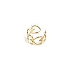 Elegant ring with hearts
