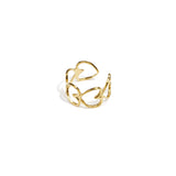 Elegant ring with hearts