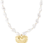 Pearl love Necklace