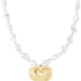 Pearl love Necklace