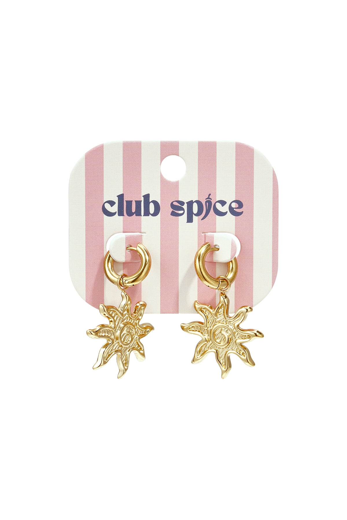 Stainless Steel Drop Earrings Sun Simple Daily Simple Series Women's jewelry