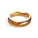 Acrylic Bangles Solid Color Casual Daily Simple Series Women's jewelry