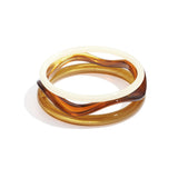 Acrylic Bangles Solid Color Casual Daily Simple Series Women's jewelry