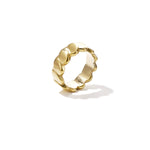 Layered heart statement ring