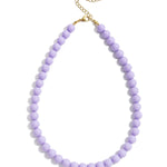 Necklace with medium beads-10mm