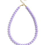 Necklace with medium beads-10mm