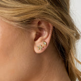 Stainless Steel Stud Earrings irregular shape Casual Daily Simple Series Women's jewelry