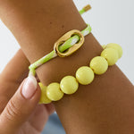 Bracelet with button detail