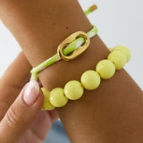 Bracelet with button detail