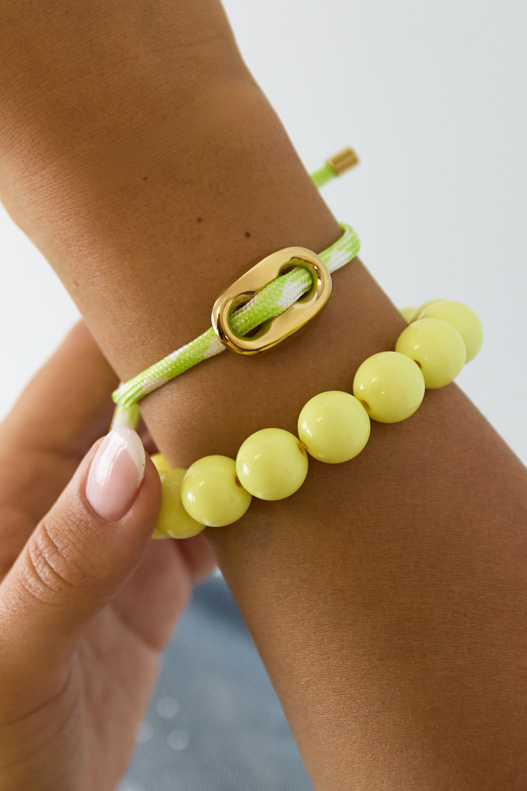 Bracelet with button detail
