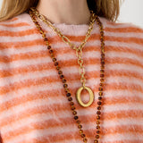 Stainless Steel Pendant necklaces Circle Simple Daily Simple Series Women's jewelry