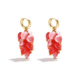 Stainless Steel Beads Earrings Heart Vacation Holiday/Beach Simple Series Women's jewelry
