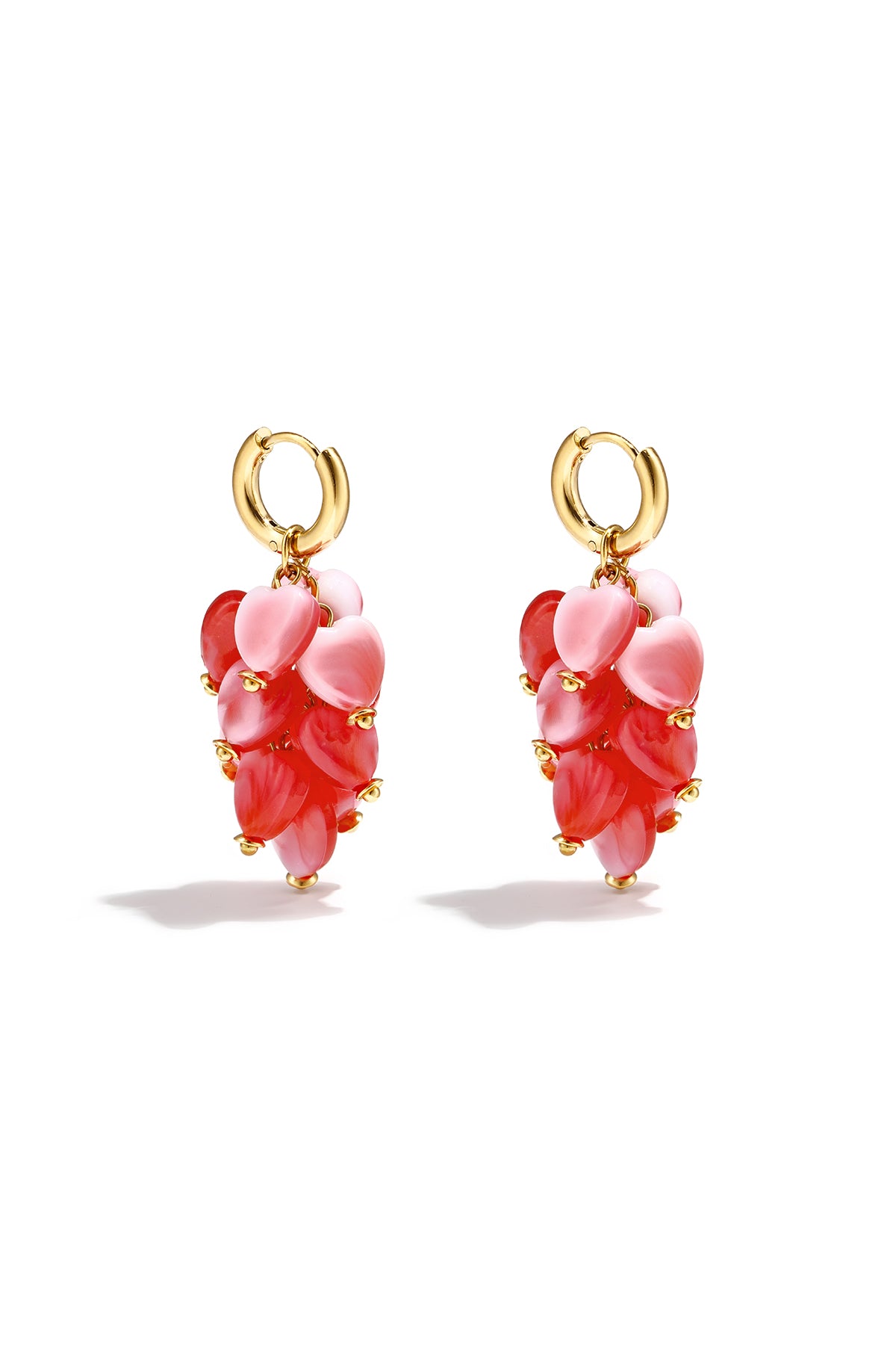 Stainless Steel Beads Earrings Heart Vacation Holiday/Beach Simple Series Women's jewelry