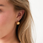Striking spherical earrings