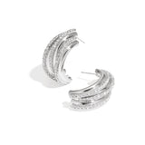 Iron Stud Earrings irregular shape Elegant Christmas Luxurious Series Women's jewelry
