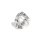 Stainless Steel Statement Rings irregular shape Casual Daily Simple Series Women's jewelry