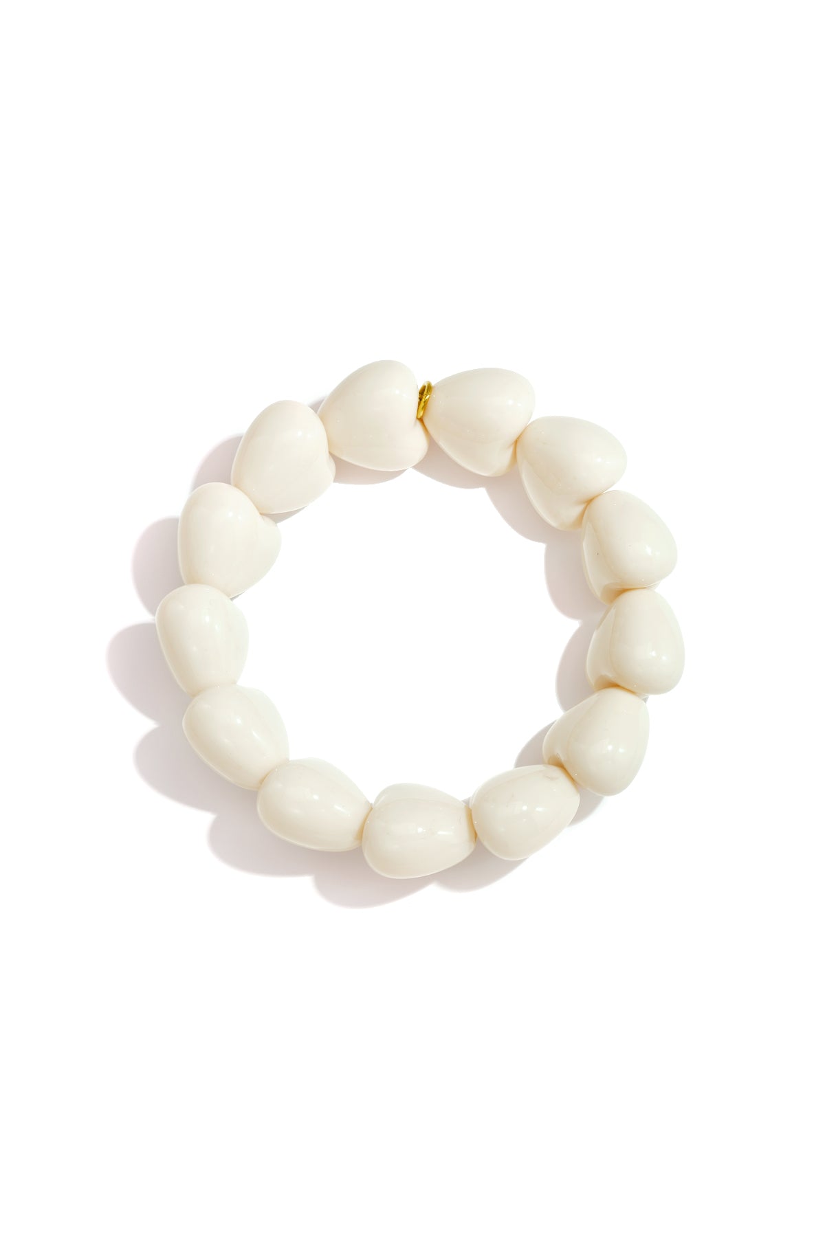 13-Bead Small Heart Bracelet