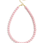 Necklace with medium beads-10mm