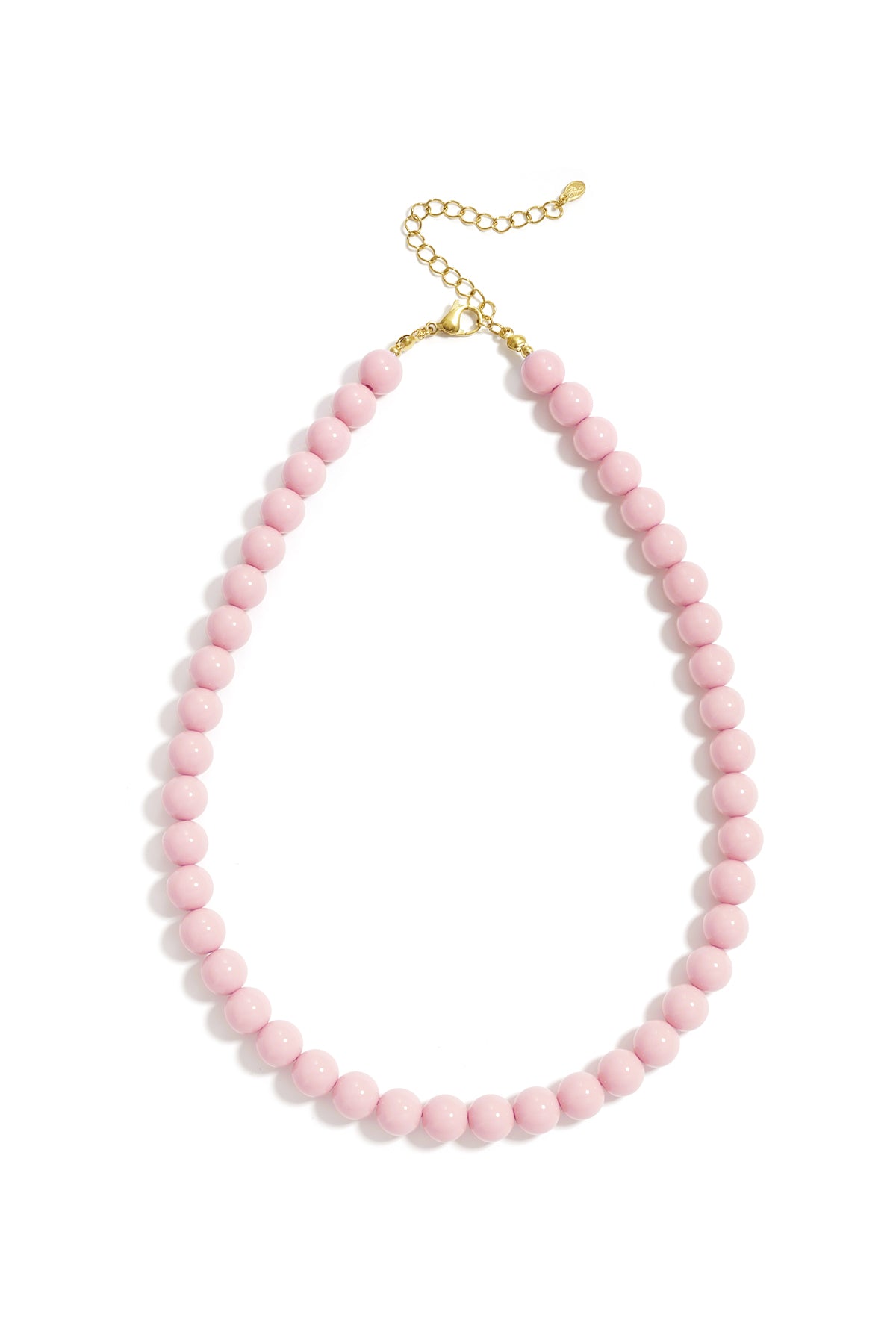 Necklace with medium beads-10mm